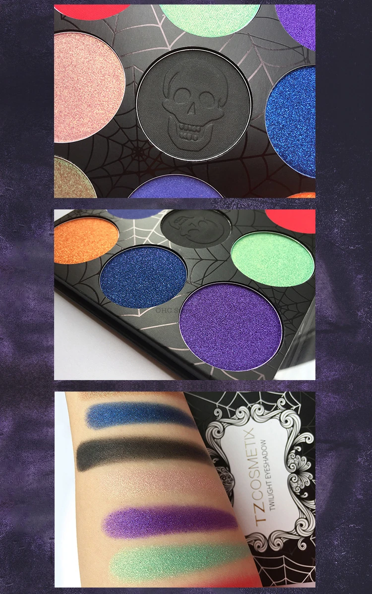 Naked Eyeshadow Pallete водостойкие натуральные дымчатые блестящие тени для век Палитра матовые нюдовые мерцающие пудры макияж 9 цветов Косметика