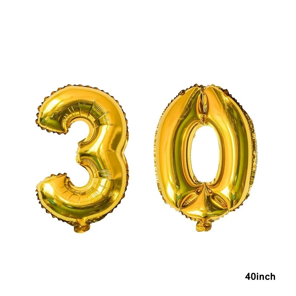 30 18 Вт, 30 Вт, 40/50 лет воздушный шар "Конфетти" Бумага Гирлянда DIY подвесные кулоны вечерние баллоны Юбилей День рождения украшения - Цвет: 30