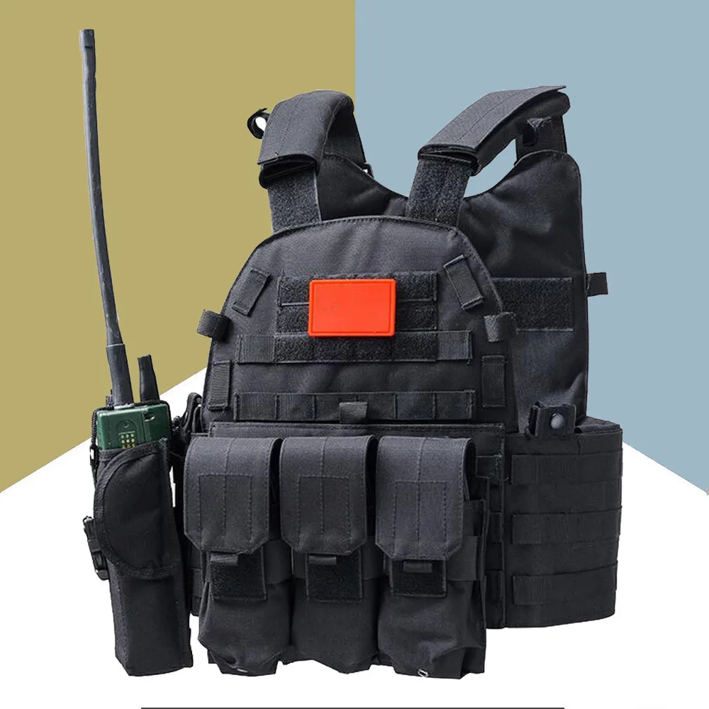 Airsoft Combat 600D Molle тактический жилет Военная Экипировка охотничий защитный для