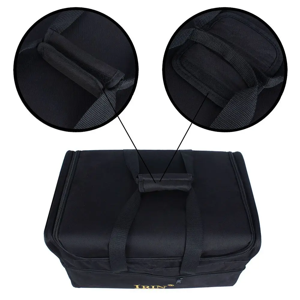 

IRIN Standard Adult Cajon Box Drum Bag Backpack Case 600D Cloth 5MM Cotton Padding with Carry Handle Shoulder Strap