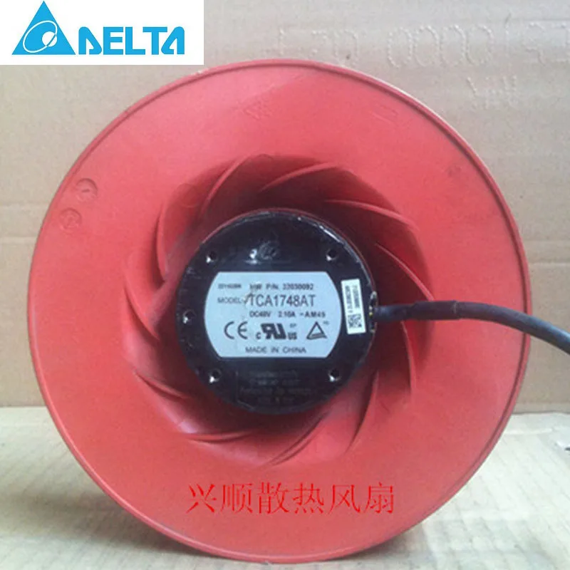 Centrífugo Impermeável fã Centrífugo 175×69 mm Tca1748at 175×69 mm 48v 2.10a 4000 Rpm Ip56 428 Cfm Pwm Tach fã