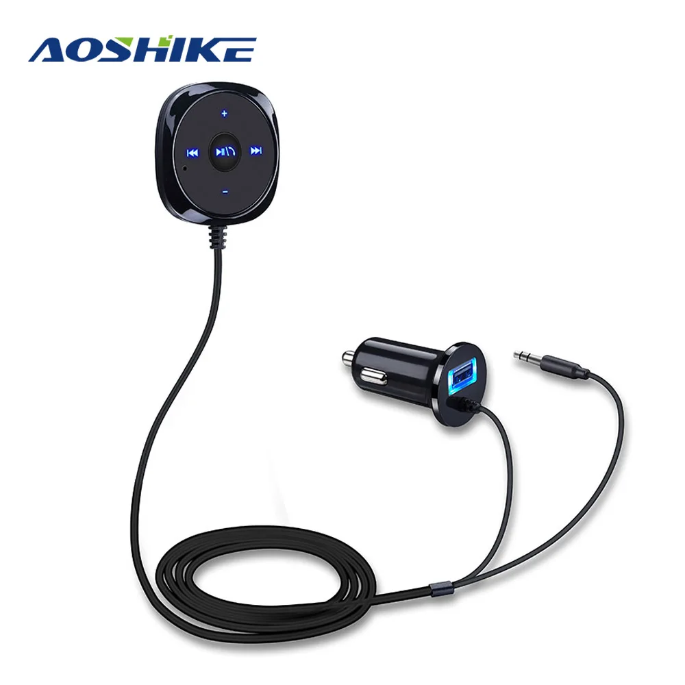 Автомобильный fm-передатчик AOSHIKE Hands Free Bluetooth автомобильный комплект mp3-плеер ТВ
