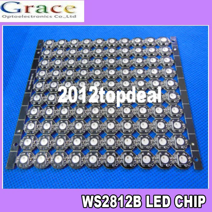 Оптовая продажа 10 шт. WS2812B 5050 RGB светодиодная и печатная плата 1 светодиодный
