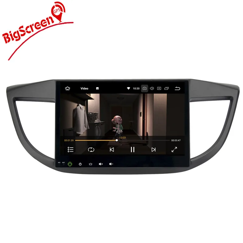Tesla style Android9.0 8 ядерный 4 Гб ОЗУ 32 Гб ПЗУ автомобильный dvd-плеер gps навигация для HONDA CRV 2012- головное устройство Авторадио wifi