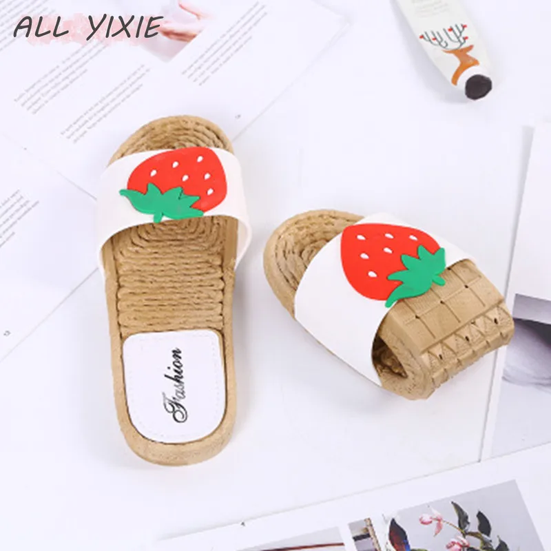 Все YIXIE 2019 летние новые женские тапочки модные милые повседневные Нескользящие