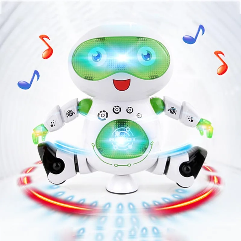 Электронный умный танцевальный робот игрушка в космосе для детей с музыкой и