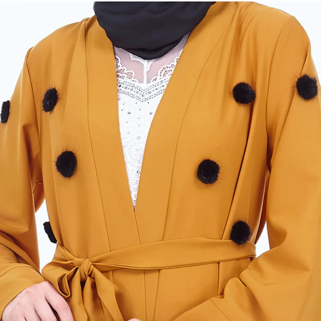 Модное женское мусульманское платье мусульманские халаты кафтан летнее