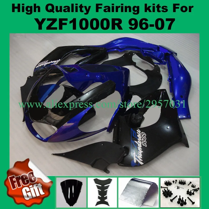 

Free screws+gifts For YAMAHA Black Blue YZF 1000R 96 97 98 99 YZF-1000R 00 01 02 03 F32444 YZF1000 R 04 05 06 07