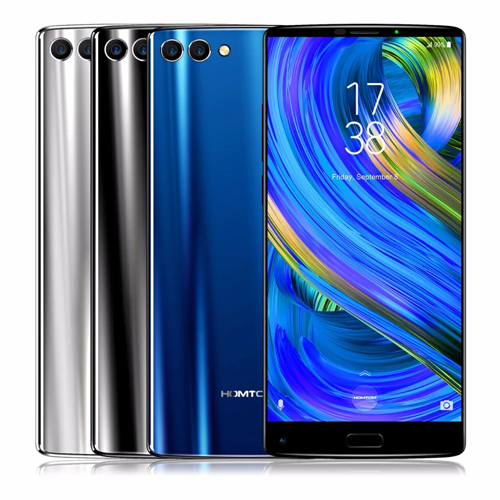HOMTOM S9 плюс 4 ГБ + 64 двойной задней камерами идентификации отпечатков пальцев 4050