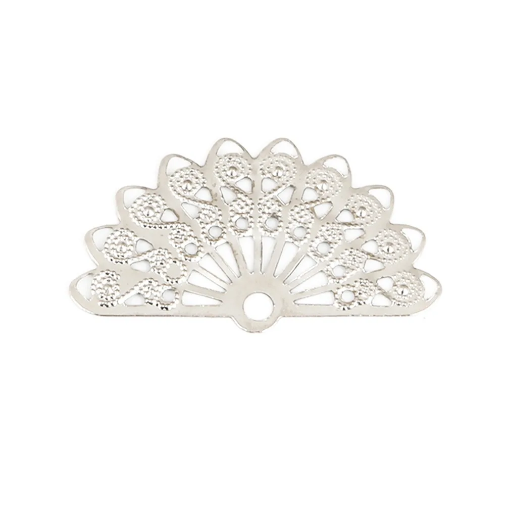 Новинка 10 шт./лот винтажная бронзовая/Золотая/белая подвеска размер 21*37 мм Ретро