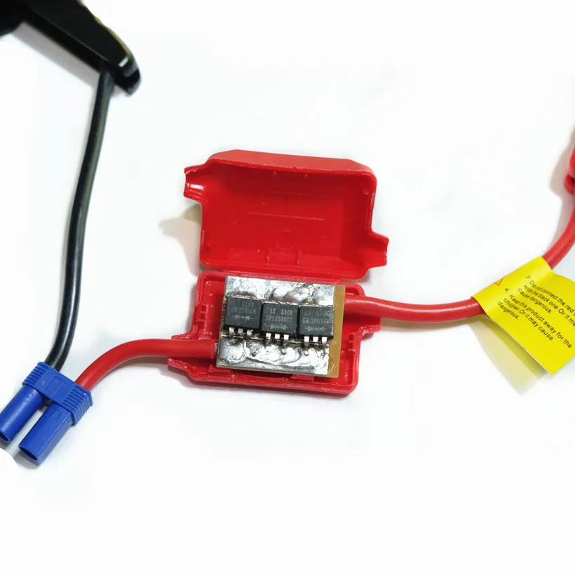 10Awg аварийного 200A автомобиля защищенный зажим «крокодил» аккумуляторной батареи кабель с зажимами EC5 штепсельная вилка с 4IC