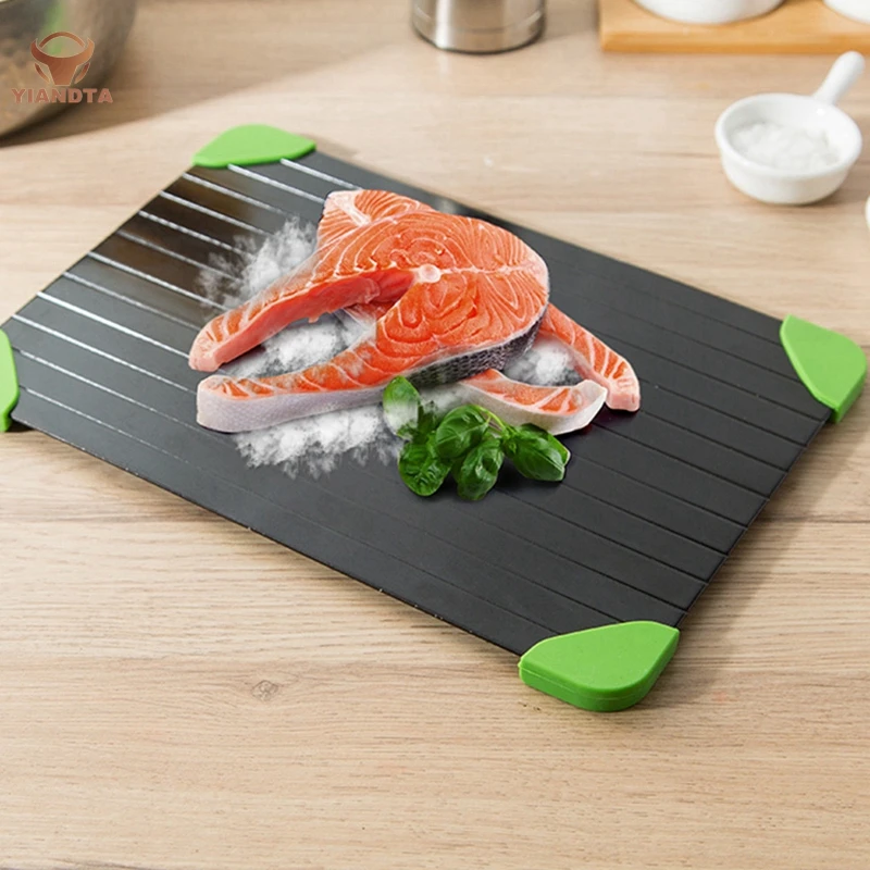 Aluminum Steak Thawed Household Plate Frozen Food Quick Thawing Board 23x16.5x0.3cm | Дом и сад