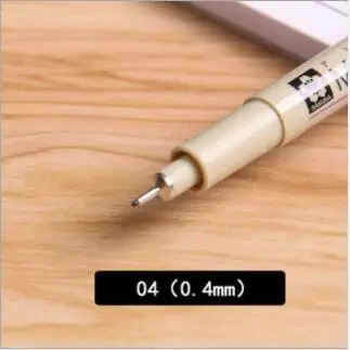 Sakura ручка Pigma micron игла мягкая кисть Ручка для рисования Лот 005 01 02 03 04 05 08 1,0 кисти для творчества - Цвет: 04