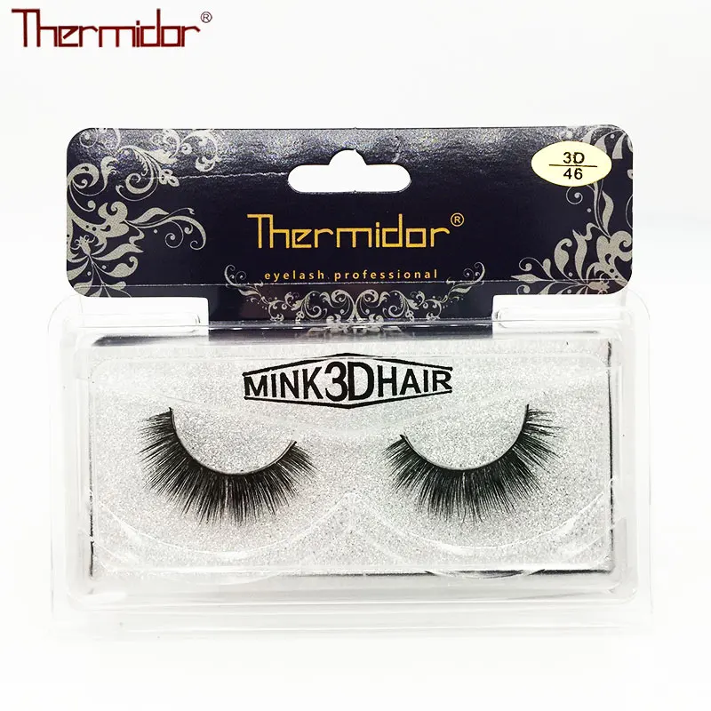 Thermidor накладные ресницы 3D настоящие норковые толстые индивидуальные для