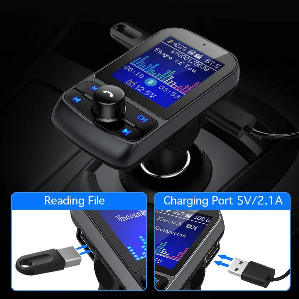 Автомобильный MP3 fm передатчик Bluetooth автомобильный комплект громкой связи