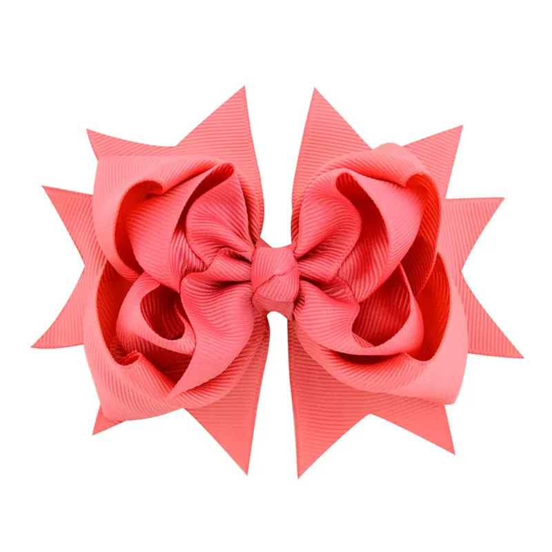 Kids Cute Flower Headwear Grosgrain Ribbon Hairbow Children Girls HairBow Clips Hair Baby Girl Head Accessories Dancing Hairpins | Детская
