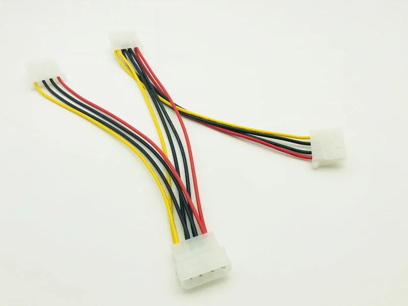 1 шт. 4Pin кабель питания Molex папа на 3 порта IDE Женский блок сплиттер адаптер