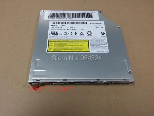 Бесплатная доставка! Для Panasonic UJ-867A UJ867A SATA 9.5 мм слот загружено dvd-rw DVD Burner чтения