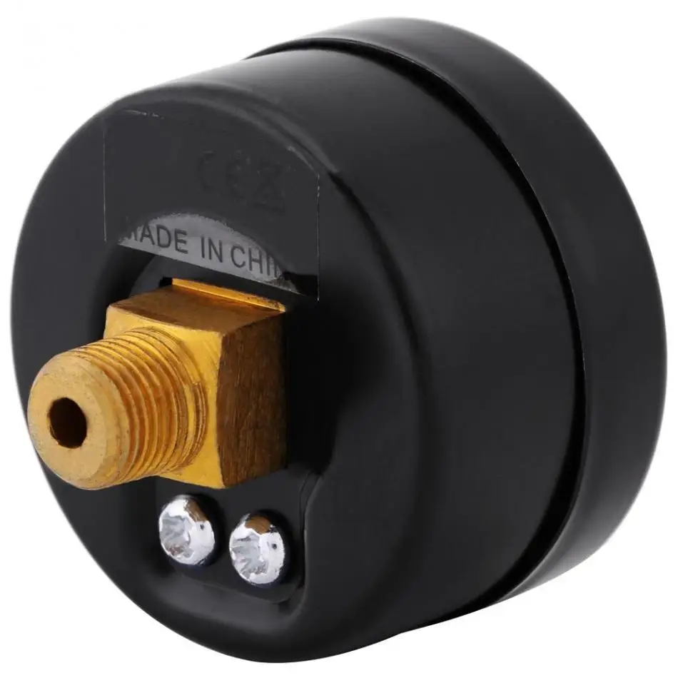 Мини манометр для топлива масла жидкости воды 0 20bar/0 300psi 1/8 &quotBSPT Резьба