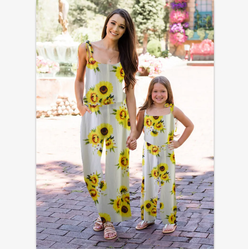 Style 4 CYSINCOS/комбинезон; костюмы; брюки для мамы и дочки; платье для всей семьи; одинаковые комплекты для мамы и дочки; одежда из одного предмета - Цвет: Style 4