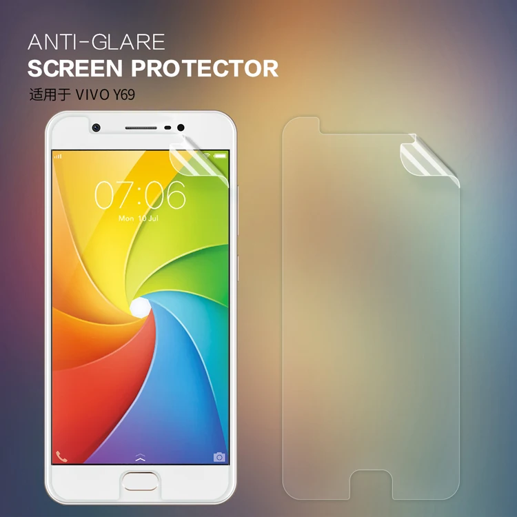 Для естественных Y69 оригинальный NILLKIN прозрачный ПЭТ высокой Clear Anti Fingerprint/матовая