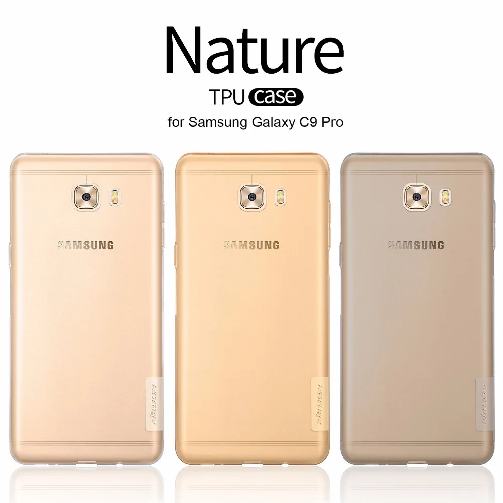 Для Samsung Galaxy C9 Pro NILLKIN ТПУ 0.6 мм ультра тонкий чехол для телефона силиконовый Crystal