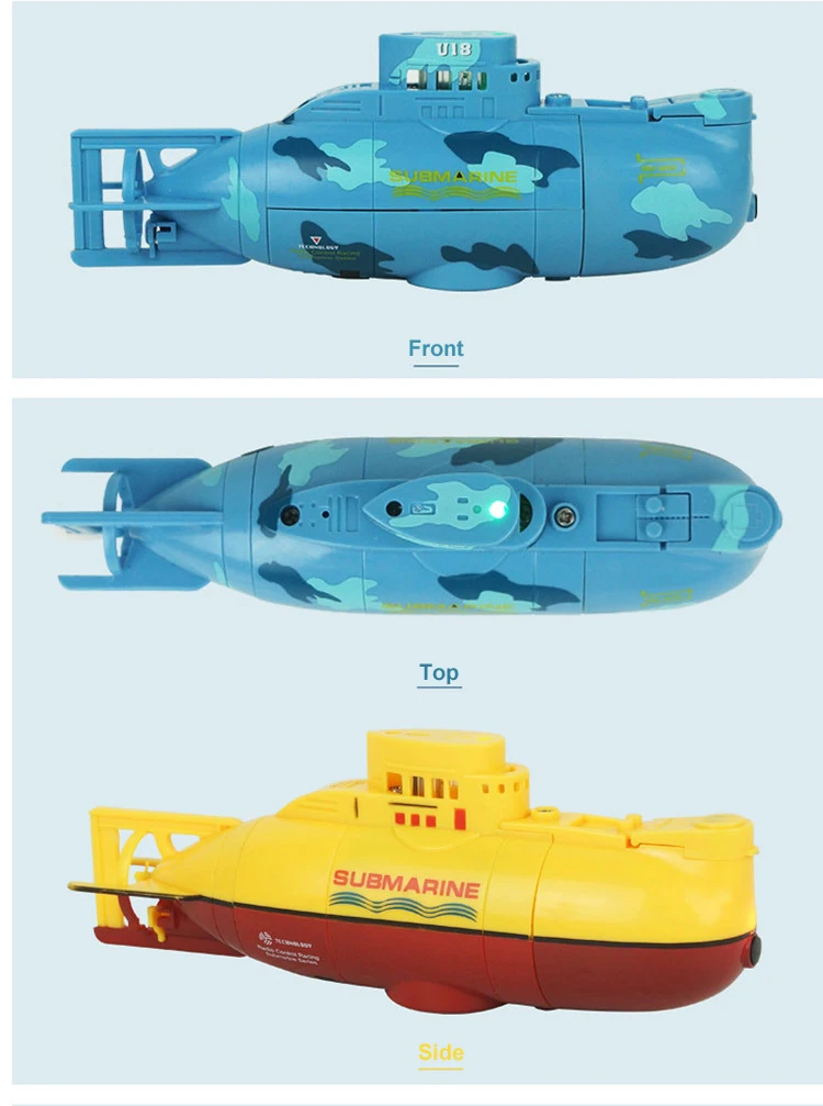 RC Подводная лодка Скорость лодка модель 6 каналов RC скорость лодка мини подводная лодка 3311 водостойкий дизайн один ключ погружение игрушка для детей FSWB