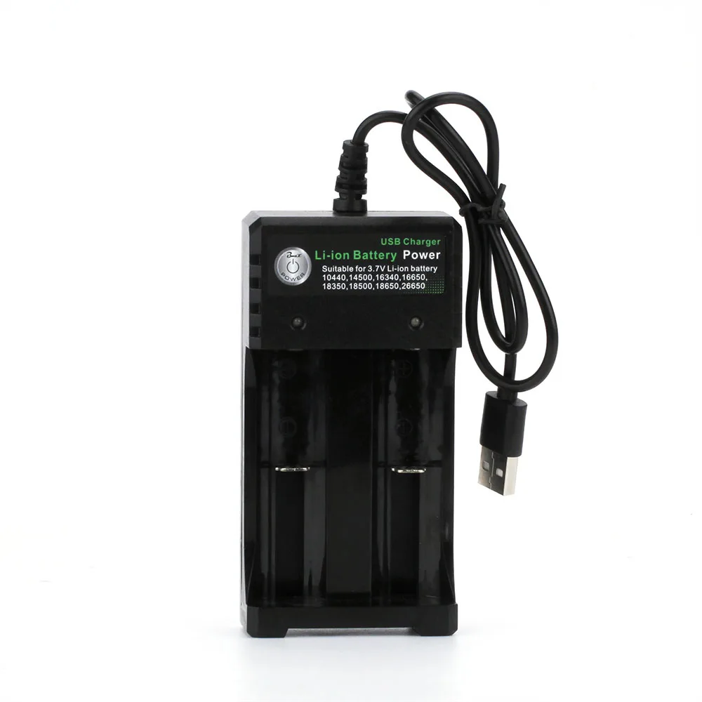 Катушка Отец Зарядное устройство 18650 US Plug с USB-кабелем Зарядные устройства для аккумуляторов 14500 18350 26650 Electronic Cigarette Mod on.