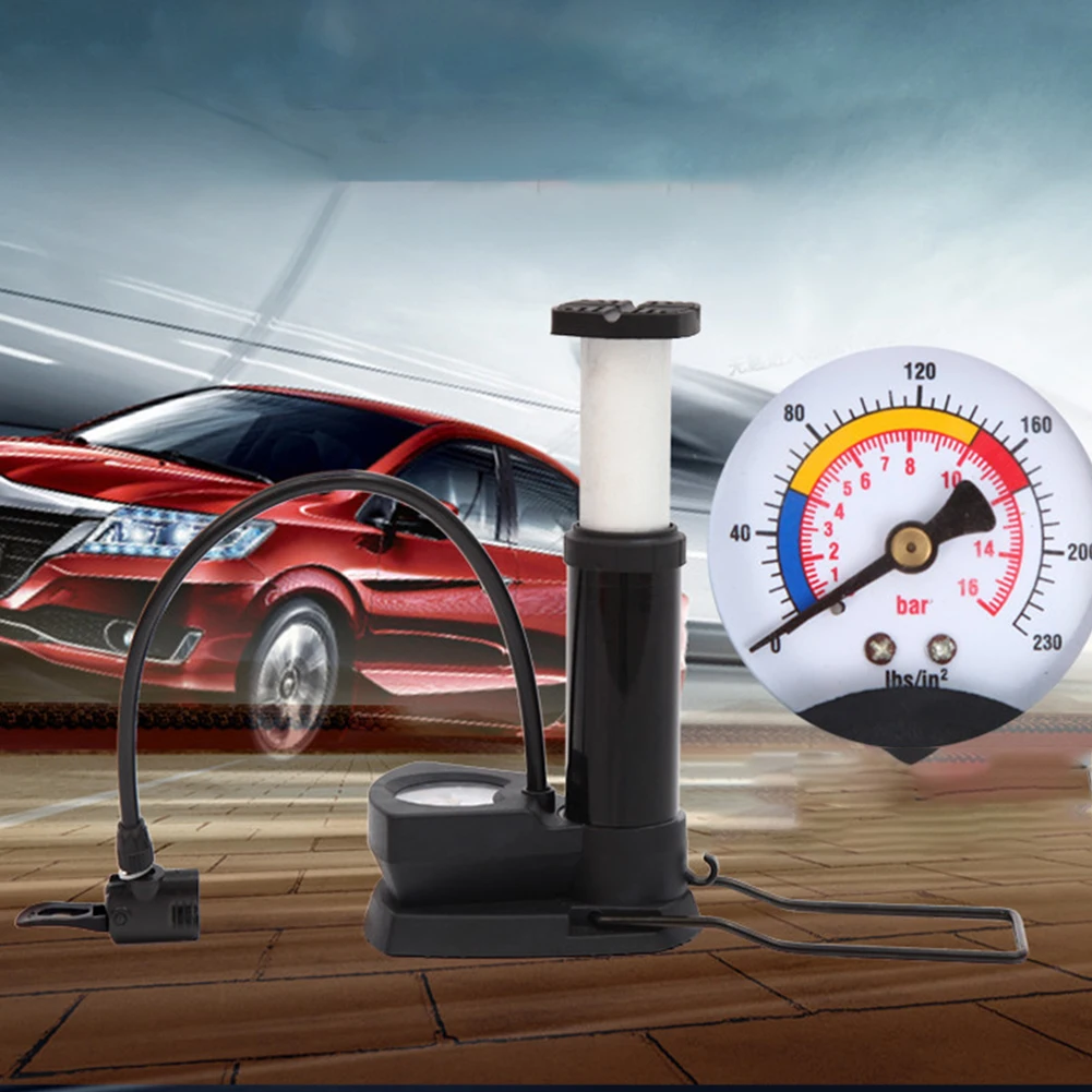 С барометром s мини портативный насос Алюминий сплав велосипедные насосы