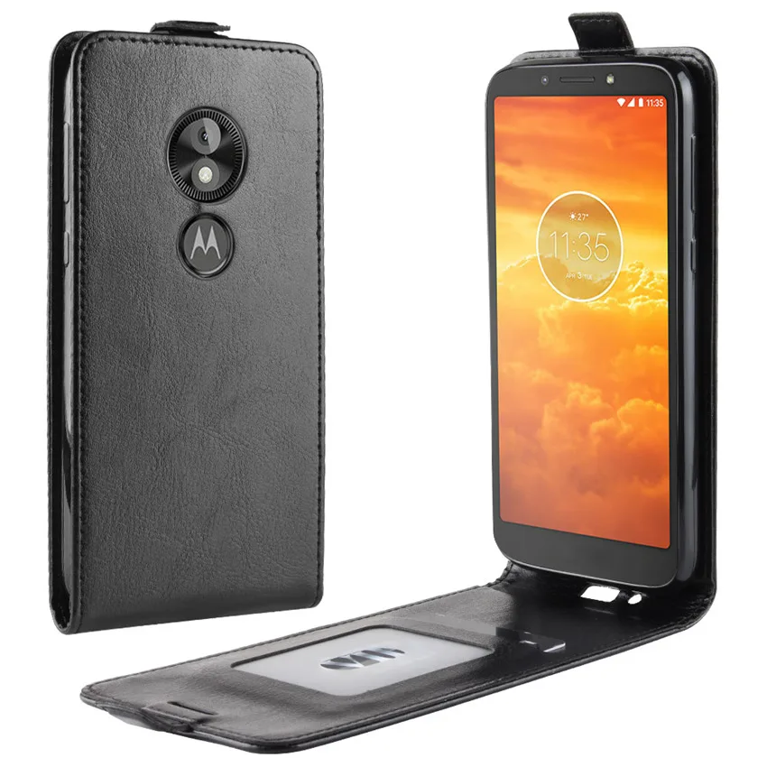 Для Motorola Moto E5 Play go Чехол Флип кожаный чехол для высокое качество Вертикальный