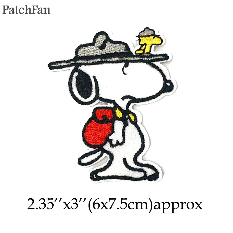 20 шт./лот patchfan собака Вышитые заплаты para Костюмы аппликации Джерси бумажник, сумок, обуви, значки-наклейки A1540