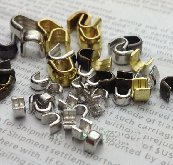 Серебряный Цвет #5 металлическая молния головка коробка Молния фиксатор вставки