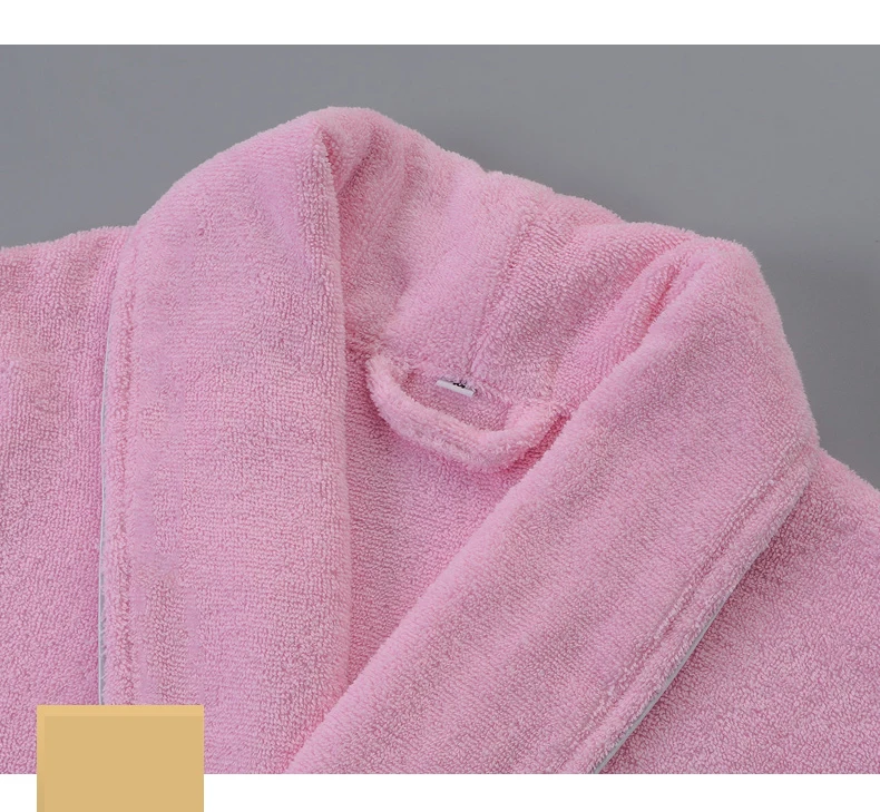 Bathrobe Women Winter Hooded Thicken Nightgowns Bathrobe Women Pajamas Bath Towel Fleece Warm Robe Sleepwear Womens Robes White