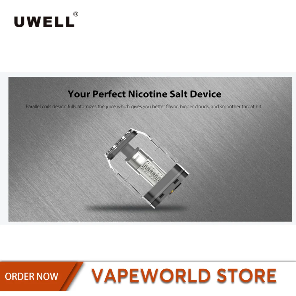 4 шт. 8 оригинальный картридж Uwell caliborn 2 мл 1.4ом аксессуары для электронных сигарет