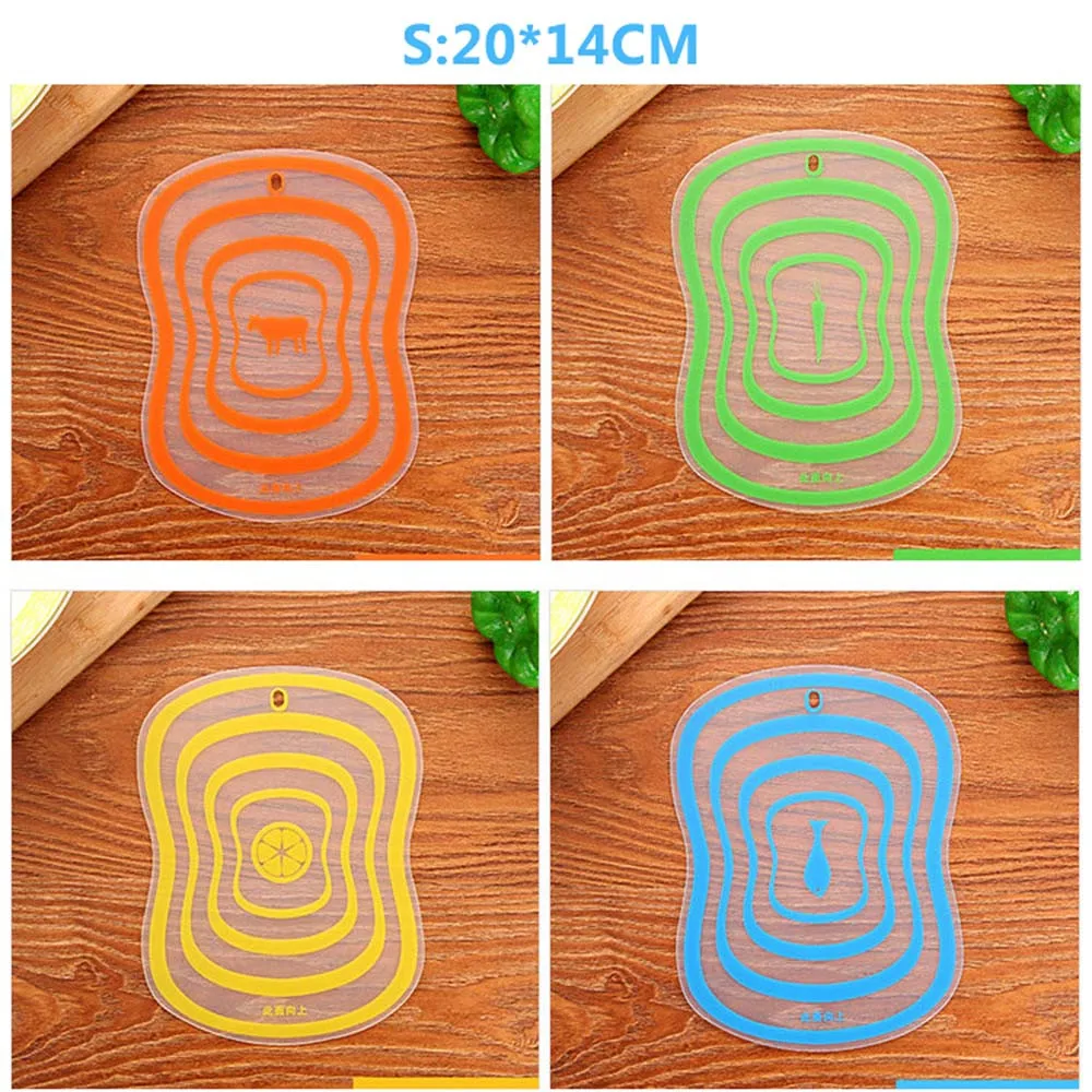 5 шт. пластиковая Нескользящая разделочная доска для овощей и мяса | Дом сад