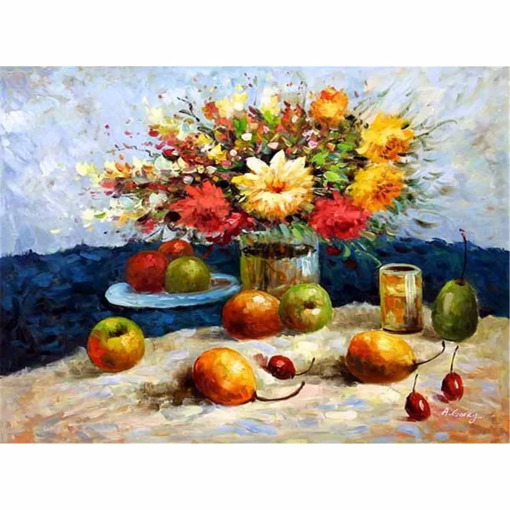 House Full Scenery Diamond Embroidery Rural 5D Painting Mosaic Cross Stitch Needlework Round Rhinestone DIY Decoration | Дом и сад