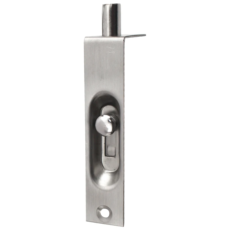 Stainless Steel 4 / 6 Inch Hidden Door Bolt Lock Security Guard Latch Sliding Hardware Accessories with Screws | Обустройство дома