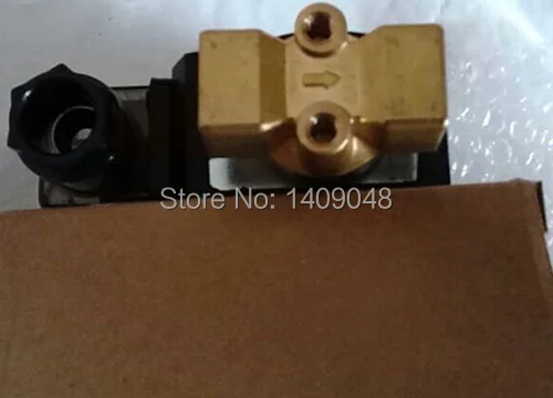 2 ходовой Латунный Водяной электромагнитный клапан нормально закрывающийся порт