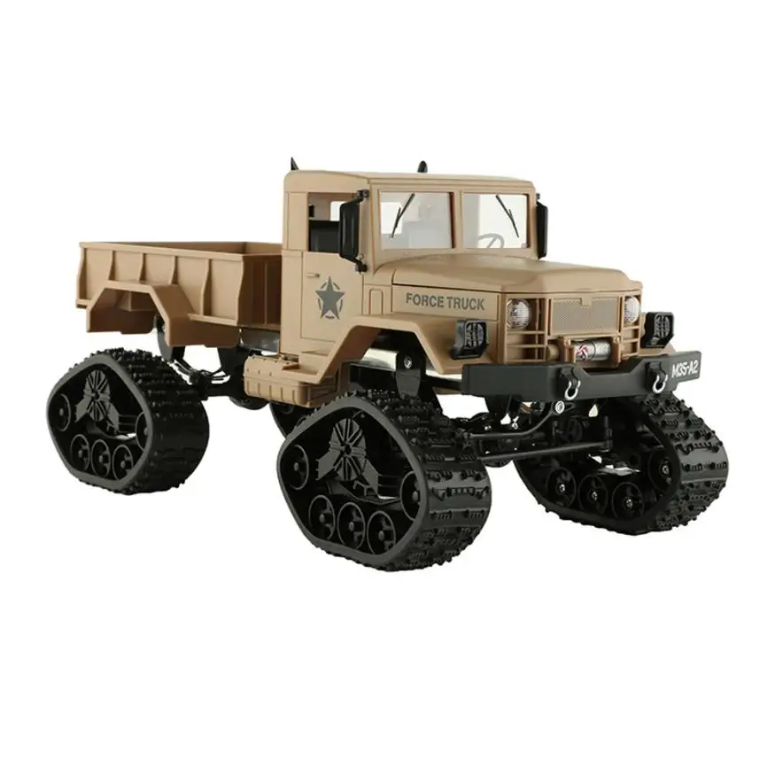 RC военный грузовик армейский 1:16 4WD гусеничные колеса гусеничный внедорожный