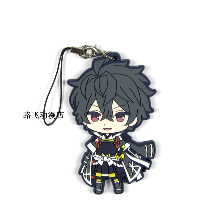 Фигурка аниме Sanada Yukimura модель Hijikata Toshizou Oda Nobunaga Tokugawa Ieyasu резиновый брелок