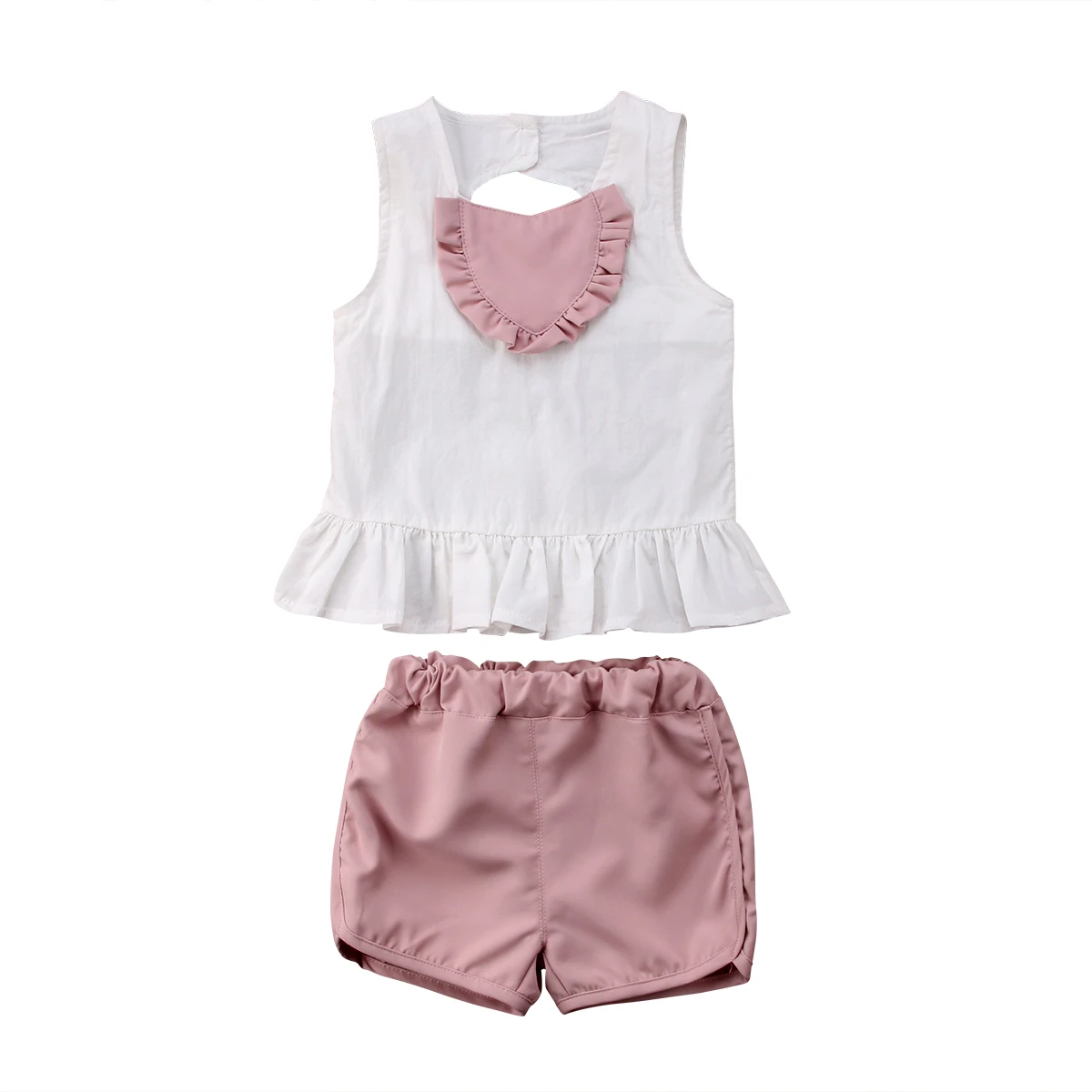 2PCS Toddler Baby Girls Plaid hollow out Tutu Shirt Tops+Shorts Pants Outfits Clothes Set | Детская одежда и обувь