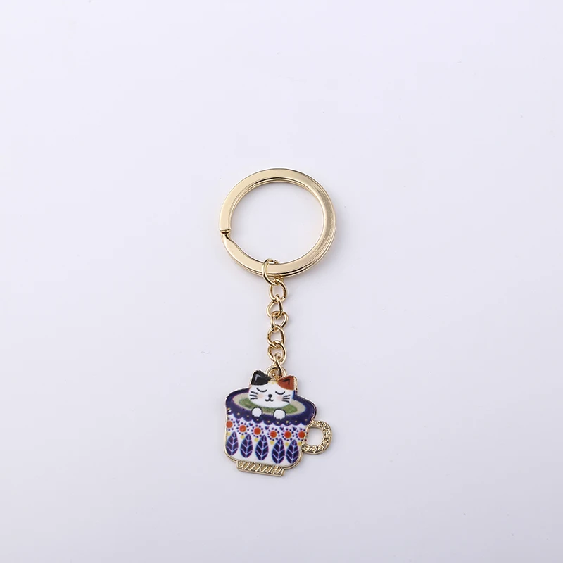 Flyingforest Men Jewelry Print Dog Cat 2019 New Fashion Keychain Black Light Bulb Cute Animal | Украшения и аксессуары