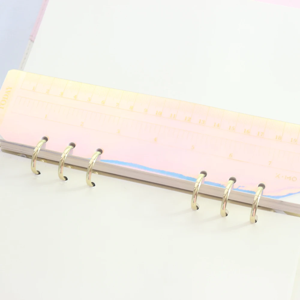 Domikee творческий милый лазерный ПВХ студент индексный разделитель для binder