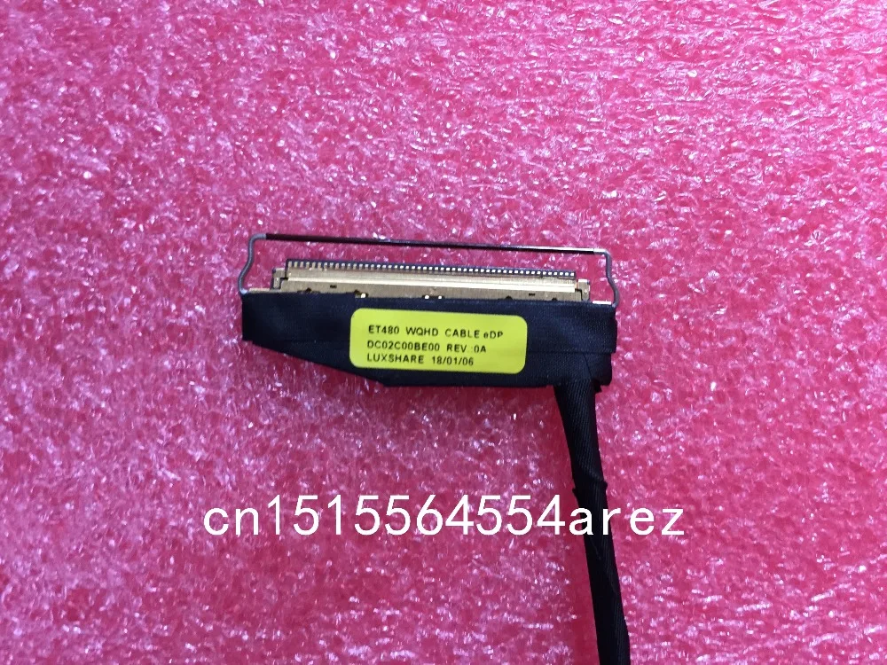Новый и оригинальный ЖК-кабель lenovo ThinkPad T480 ET480 WQHD eDP 01YR503 DC02C00BE00 | Компьютеры офис