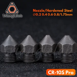 Сопло trianglelab CR-10S pro из закаленной стали, высокотемпературный принтер, J-head cr10S PRO, тепловой блок с резьбой m6, 1,75 мм