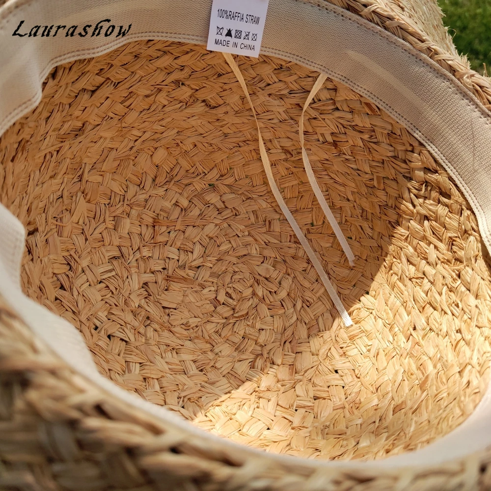 Женская шляпа с большим бантом пляжная широкими полями|Женские пляжные шляпы| |