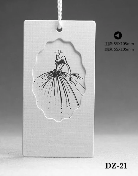 Новый стиль все виды подвесных бирок разумная цена бирки для ткани одежды