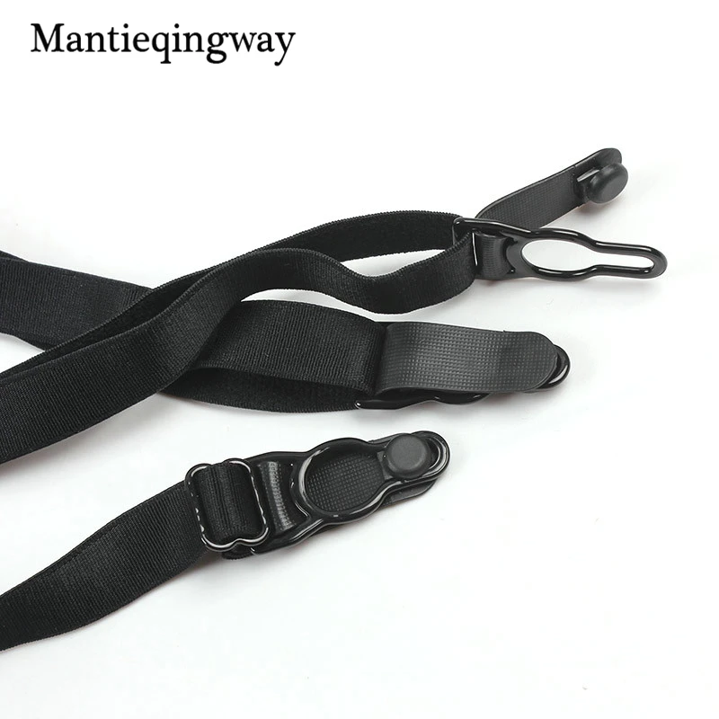 Mantieqingway Модные женские регулируемые подвязки 4 зажима чулки подвязки пояс для женщин пояс для подтяжек пряжка эластичные ремни