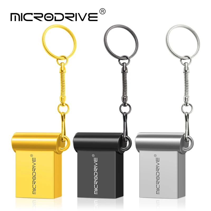 Супер мини металлический usb флеш-накопитель 64 ГБ 32 ГБ 16 ГБ 8 ГБ 4 ГБ флеш-накопитель портативный 128 Гб карта памяти Флешка для хранения флэш-диск