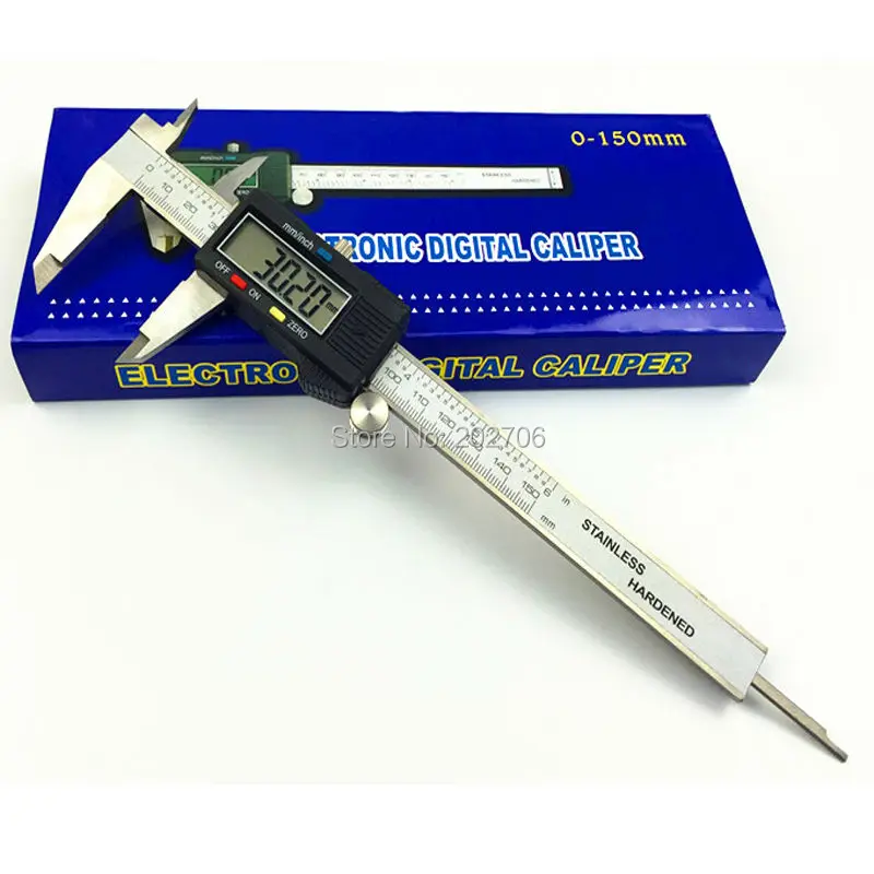Fedex Бесплатная доставка! 6-дюймовый электронный цифровой штангенциркуль 0-150 мм